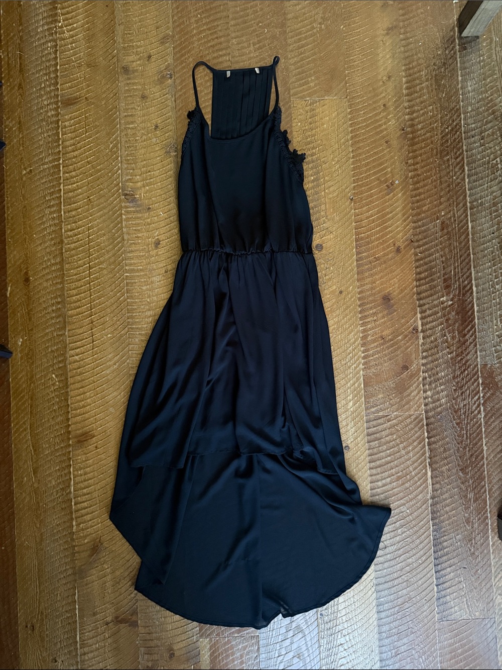 Forever 21 Black High-Low Slip Dress